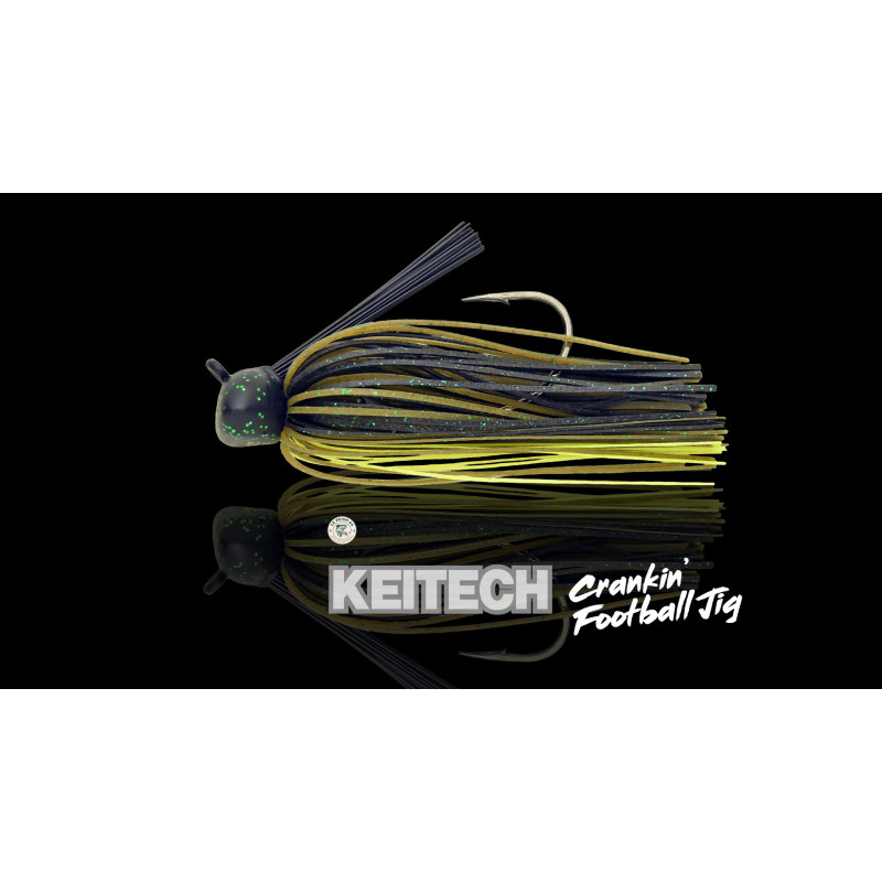 Crankin Football 3/4 Green Pumpkin Craw | Le Peish 64