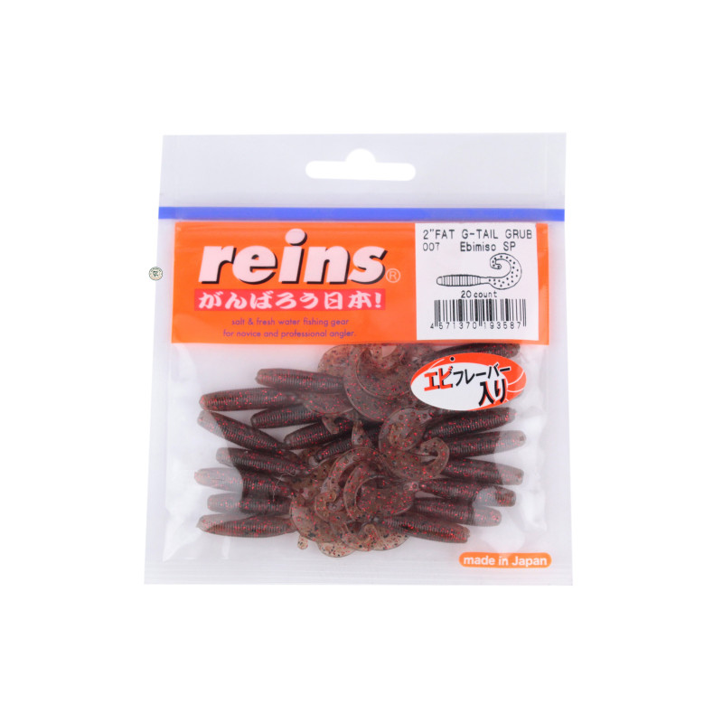 Reins Fat G-Tail Grub 2" 007 Ebimiso SP | Le Peish 64