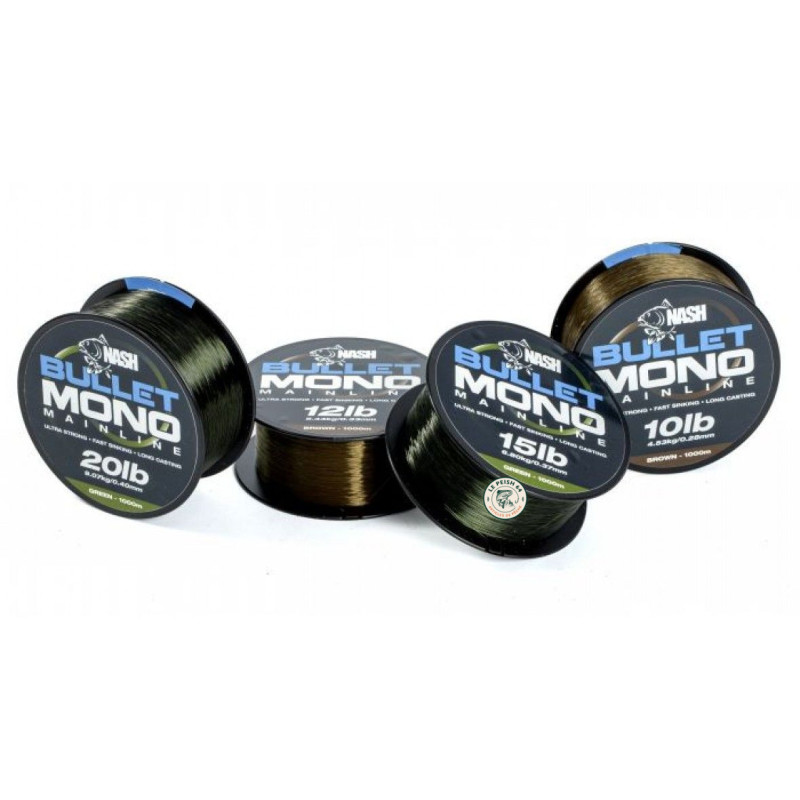 Bullet Mono 20lb 0,40mm 1000m Brown | Le Peish 64