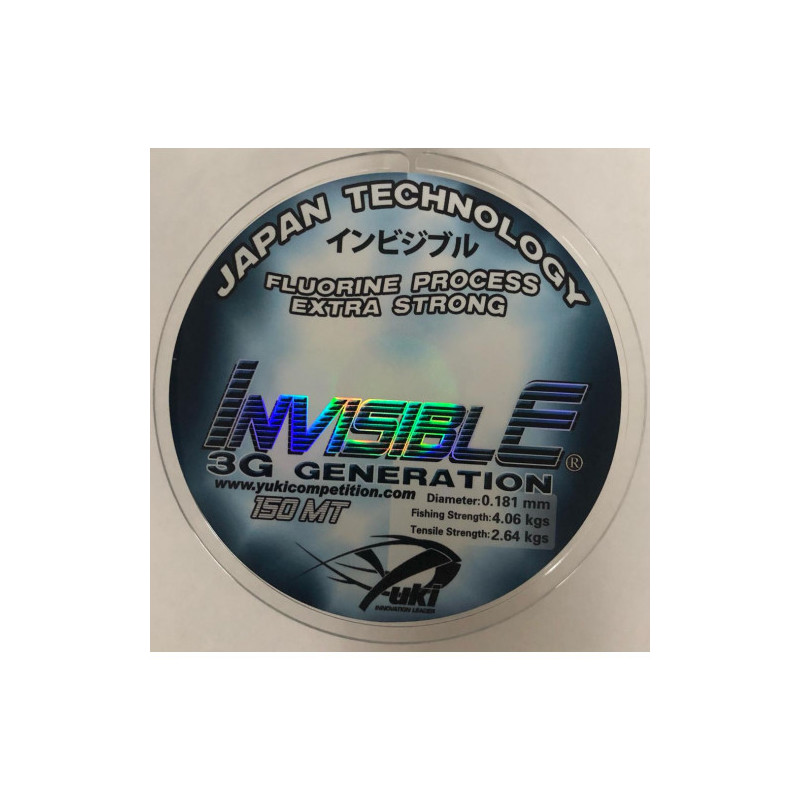 Yuki Invisible 3G 150 m 0,18 mm | Le Peish 64