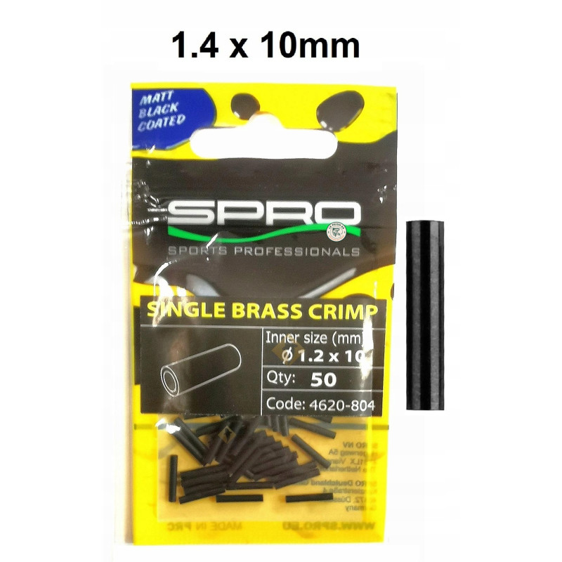 Single Brass Crimp 1.4mm | Le Peish 64